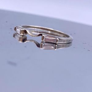 Vintage Sterling silver Enhancer Ring/Wedding Band